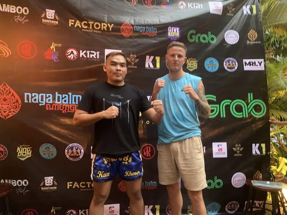 Kun Khmer training at Kun Khmer Club in Siem Reap
